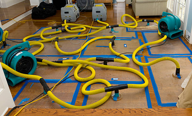 Professional Flood Damage Restoration technician working in Centerville, SD